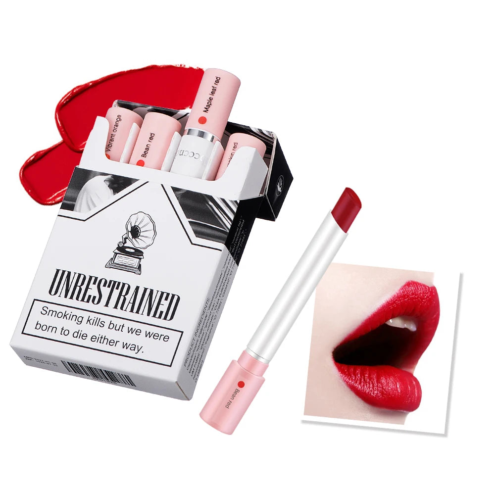 Matte Long Lasting Lipstick Set – 4-Color Waterproof Kit