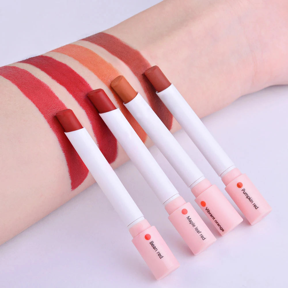 Matte Long Lasting Lipstick Set – 4-Color Waterproof Kit