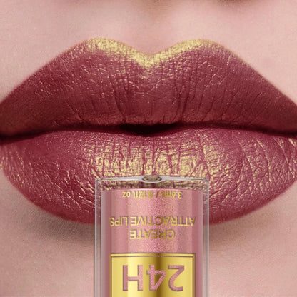 Glitter Metallic Lip Gloss – Long-Lasting Waterproof Shine